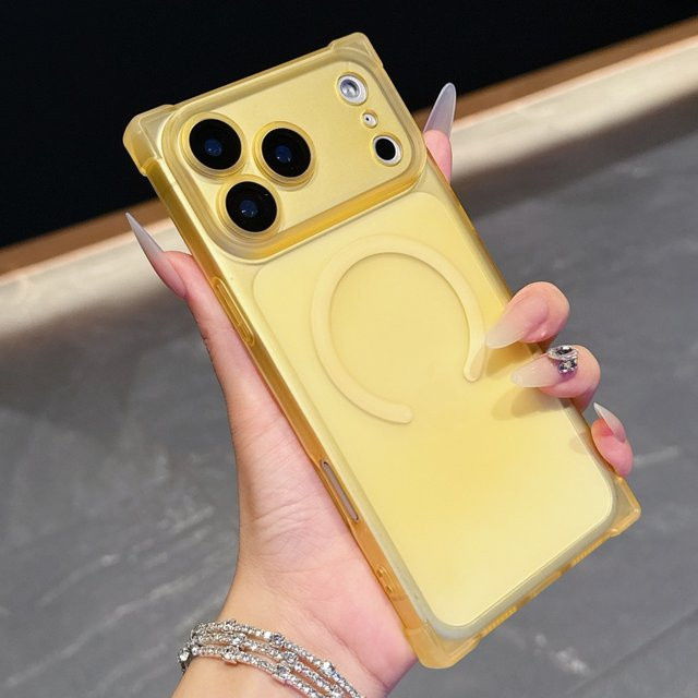 Transparente magnetische Silikonhülle für Apple iPhone 17, Air 16, 14, 15 Plus und 13 Pro Max, stoßfeste TPU Schutzhülle mit MagSafe Kompatibilität in Transparent - Bild 1