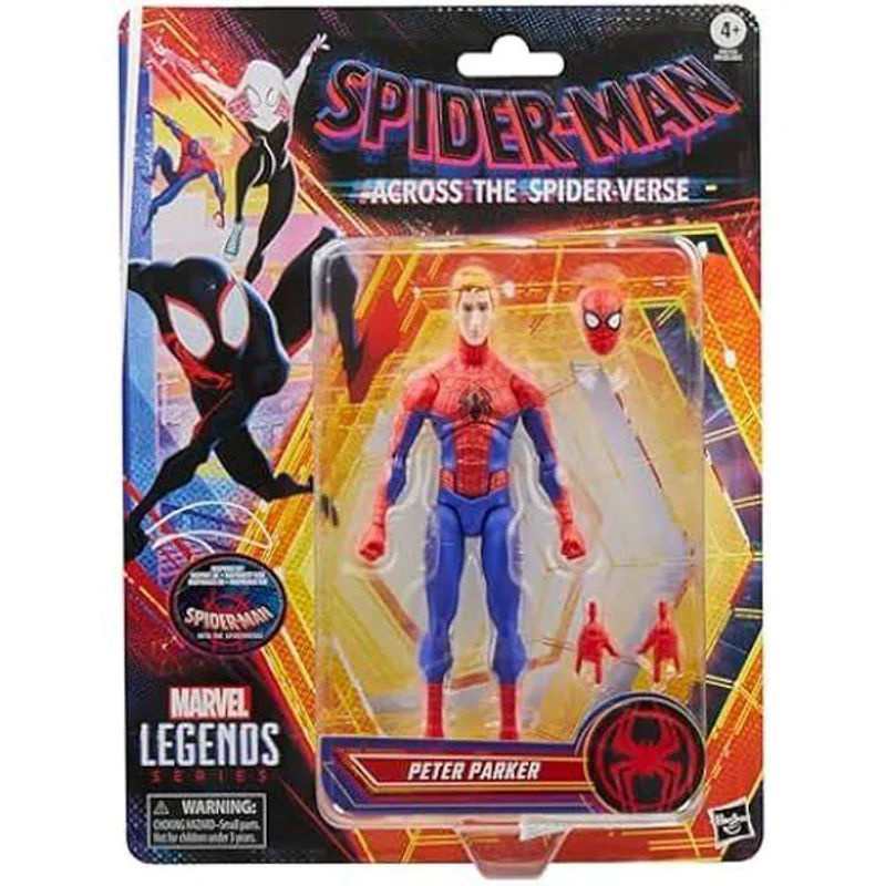 MARVEL Sammelfigur Peter Parker Spider-Man: Into The Spider-Verse in Rot, Höhe: 15 cm - Bild 3