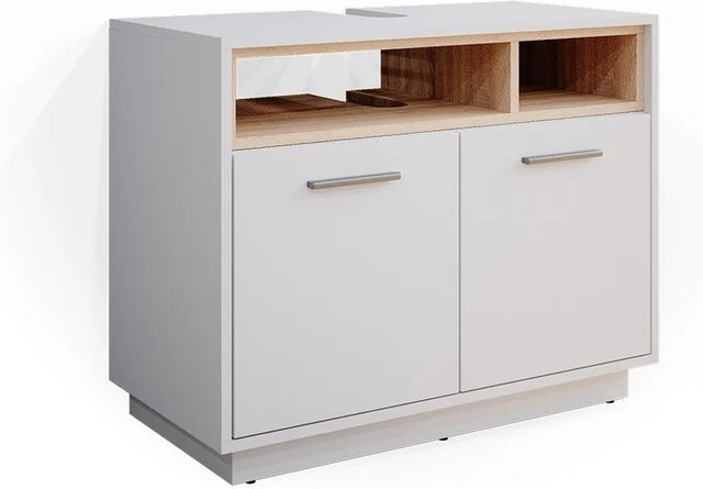 Vicco Waschtischunterschrank Beatrice Weiß, Breite: 80 cm, Tiefe: 64 cm, Höhe: 40 cm - Bild 2