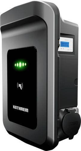 Kathrein Wallbox AC40-22-P-A Typ 2 Mode 3 32A 22kW mit RFID in Grau - Bild 1