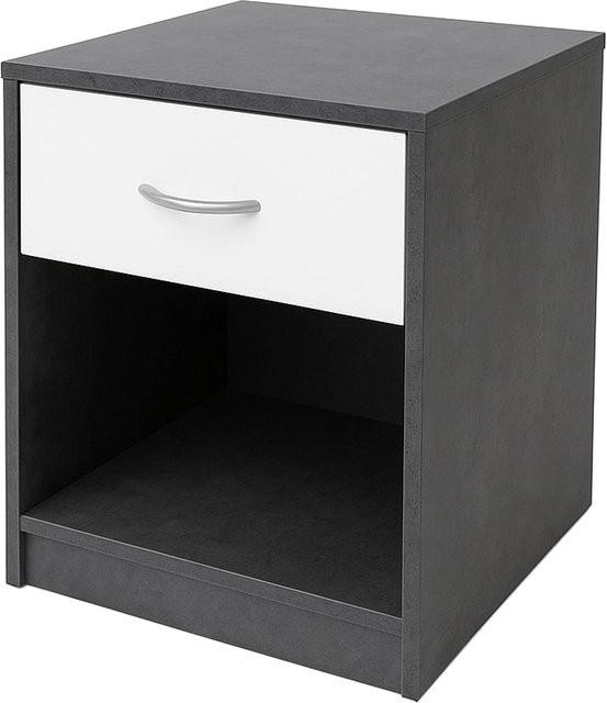 HTI-Line Nachtschrank Nina mit Schublade B/T/H: 35 x 50 x 40 cm - Bild 1