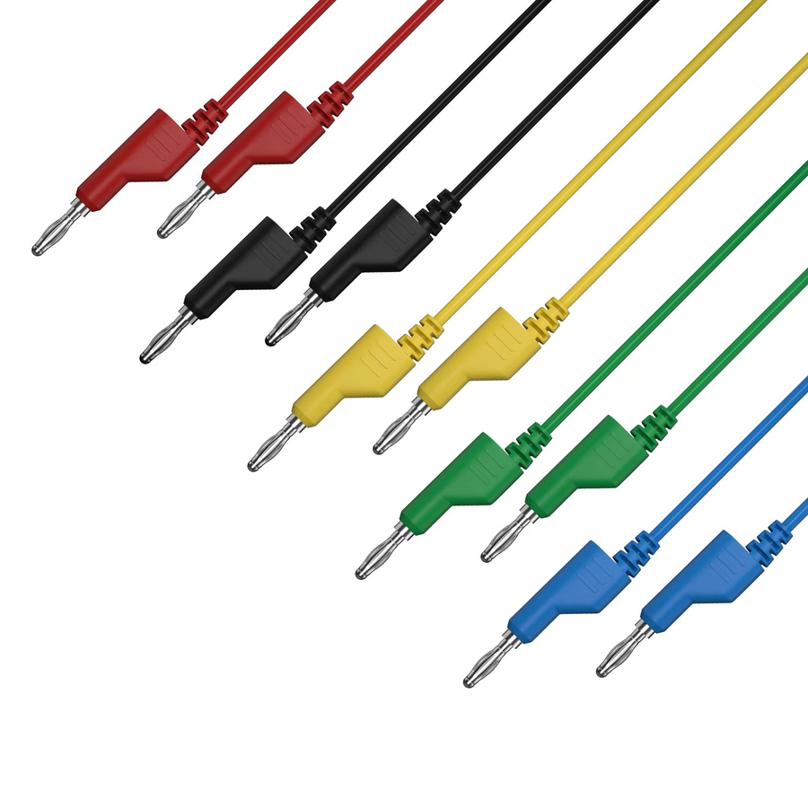 4mm Bananenstecker-zu-Bananenstecker Testleitungen für Multimeter, 100 cm Länge - Bild 2