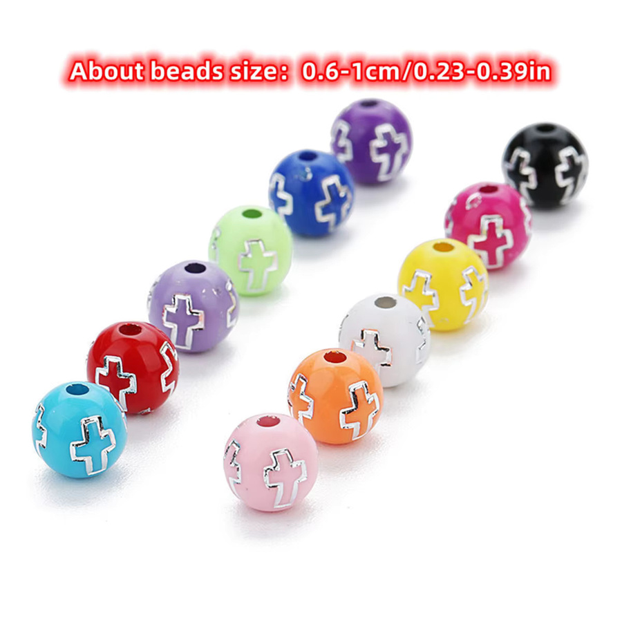 QYWCTZ Kreuzperlen, 6-10mm, Unisex - Bild 3
