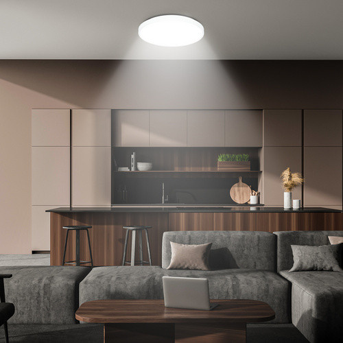 Briloner LED Deckenleuchte modern in Weiß, dimmbar mit Fernbedienung, 22 W, Cool White - Bild 3