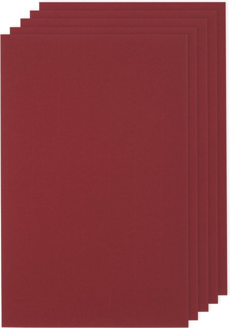 Rico Design Paper Poetry Luxury Karten A4 Weinrot - Bild 1