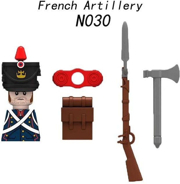 Mittelalterliche Napoleonic War Soldaten Figuren, Britische Französische Füsiliere, ab 14 Jahre - Bild 1