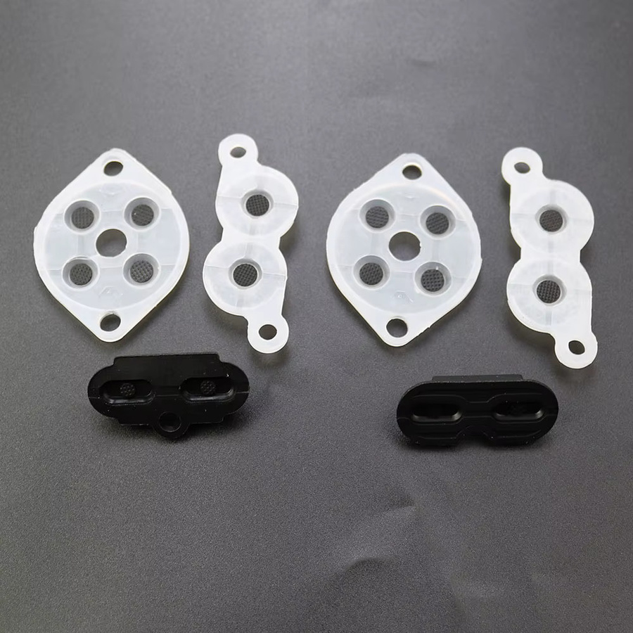 JCD 5er Set Silikon-Leitfähige Tasten und D-Pad Pads für NES/FC Controller JP/EU/US Versionen - Bild 2