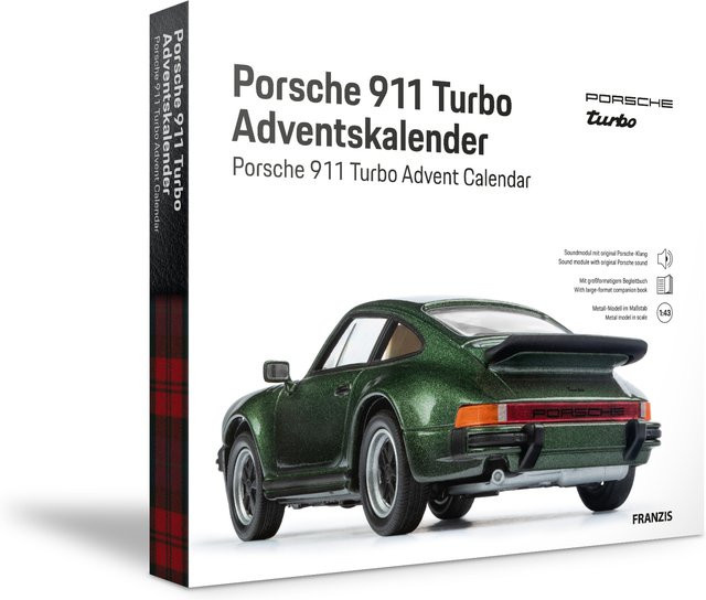FRANZIS Porsche 911 Turbo Adventskalender 1:43 ab 14 Jahren - Bild 1