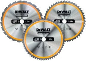 DeWalt Kreissägeblatt-Set für stationäre Kreissägen in Silber - Bild 1