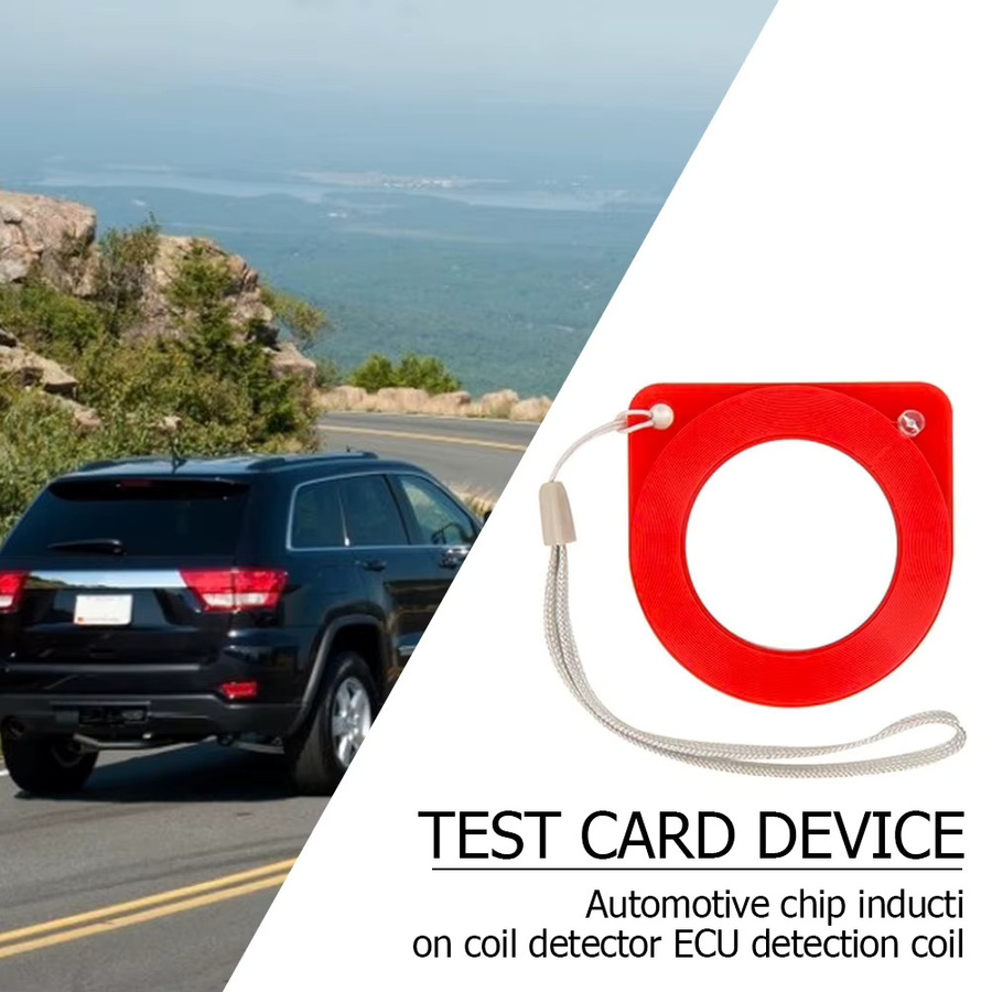APWIKOGER Tragbares Auto Diagnose Werkzeug zur schnellen Überprüfung des Chip Wegfahrsperre Systems und ECU Test Spule in Rot - Bild 2