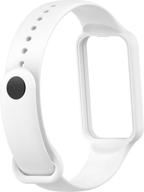 MY-CASE Uhrenarmband für Amazfit Band 7, Silikon, Weiß, Unisex - Bild 1