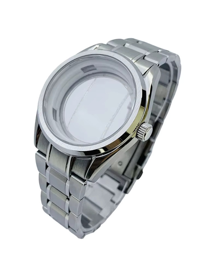 Goutent Uhrengehäuse Edelstahl, Silber, Saphirglas, 40 mm, Automatikwerk - Bild 2
