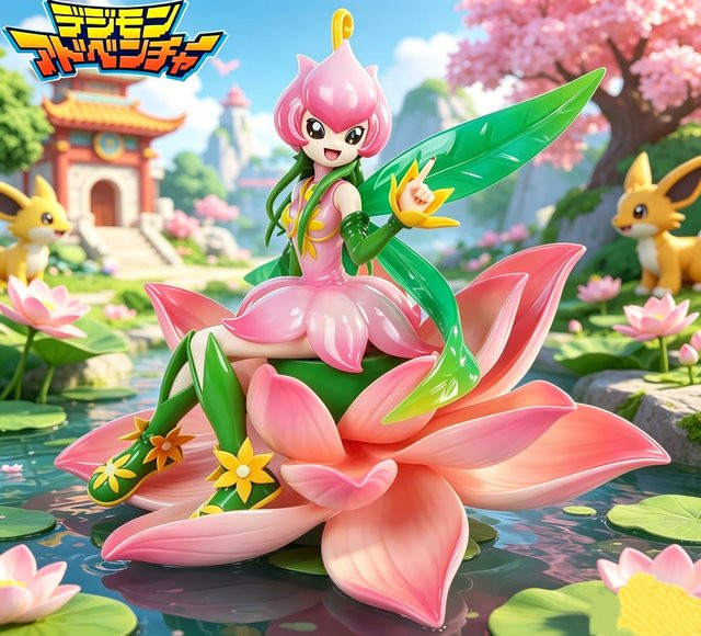 Bandai Digimon Adventure Lilimon, Actionfigur, Kunststoff - Bild 1