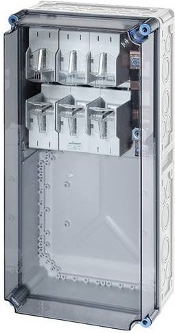 Hensel NH-Sicherungshalter 400 A in Weiß aus Kunststoff zur Wandmontage - Bild 1