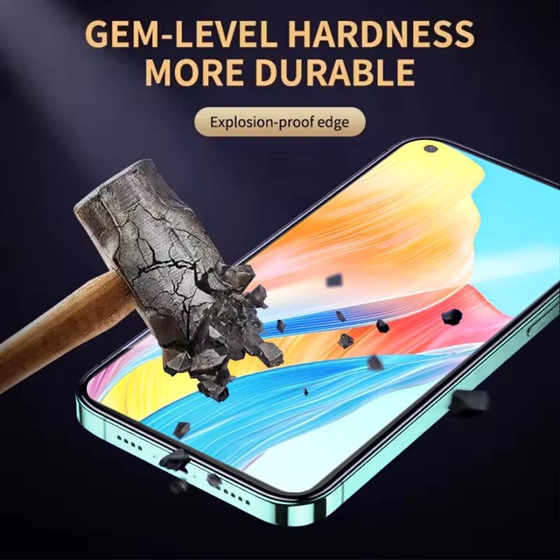 Gehärtetes Glas Display Schutz für Oppo A78 4G K13 Turbo Pro K12 K11 K10 5G A98 A97 A96 in Transparent - Bild 4