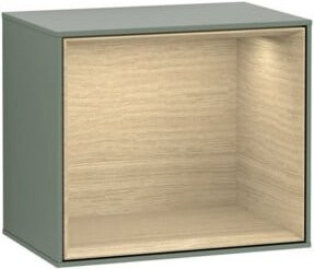 Villeroy & Boch Finion Regalmodul Wandbeleuchtung mit LED-Beleuchtung, Eiche lackiert, B/H/T: 41,8 x 35,6 x 27,0 cm - Bild 1