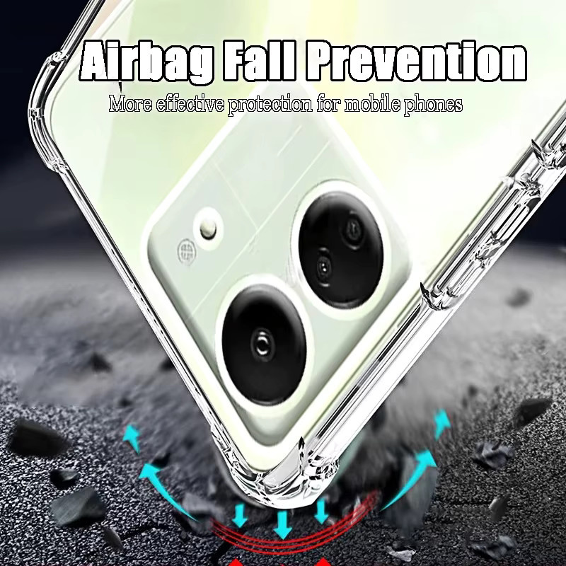 Transparente Silikon Handyhülle für Xiaomi Redmi 13C 12C 10C 9C 12 4G 5G - Bild 2