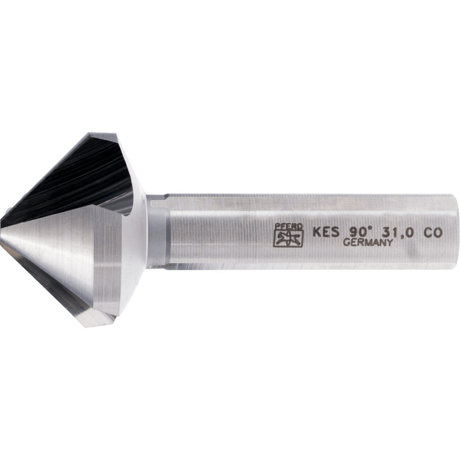 PFERD Kegel- und Entgratsenker HSSE Co5 DIN 335 C, Durchmesser: 31 mm, Schaft-Ø: 12 mm, Farbe: Silber - Bild 2