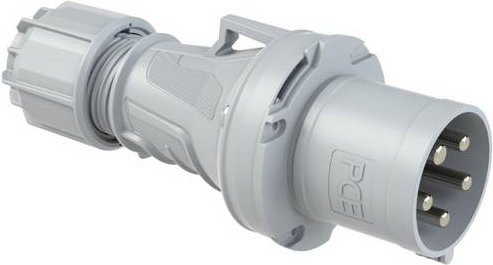 PC Electric Power Twist 0351-1 CEE Stecker 63A 5-polig grau IP44 - Bild 1
