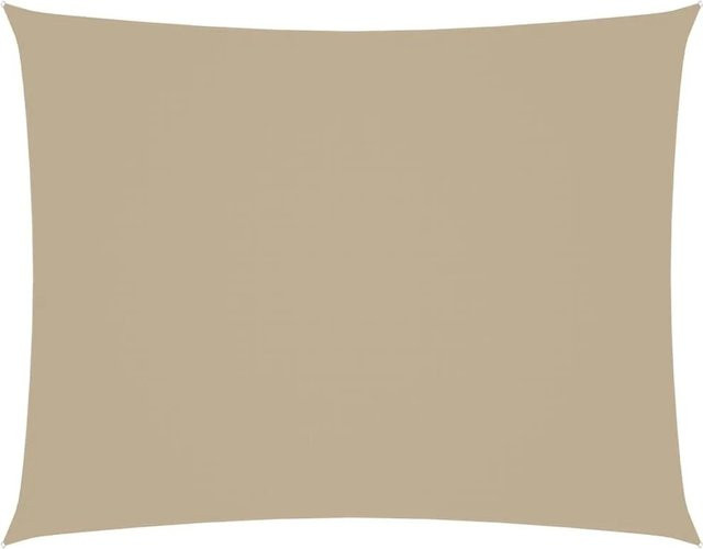 Furnicato Sonnensegel aus Oxford-Gewebe in Beige, Rechteckig, B x T: 5 x 4 m - Bild 1