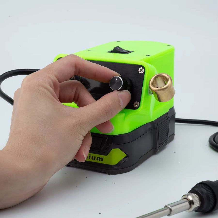 Ryobi OLED T12 Lötkolbenstation in Grün für ONE+ 18V Lithium-Batterien zur DIY-Reparatur - Bild 3