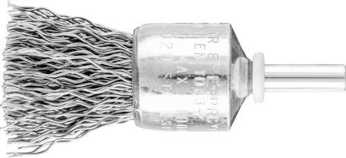 PFERD TOOLS Pinselbürste PBU ungezopft aus Stahl in Silber, Durchmesser: 20 mm, Schaft-Durchmesser: 6 mm, Draht-Durchmesser: 0,50 mm, 10er Packung - Bild 1