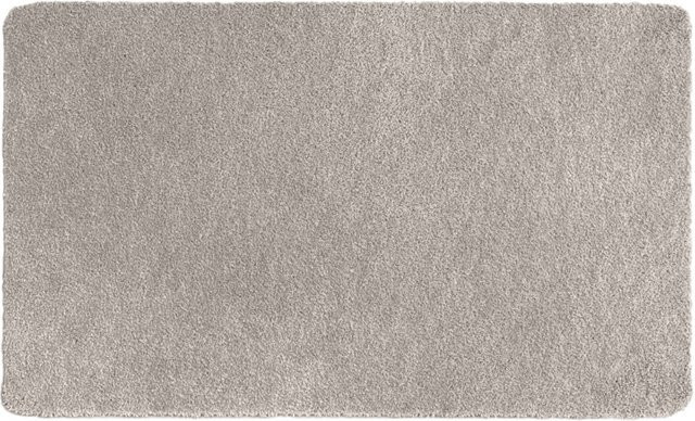 Badematte LANA in Beige, rechteckig, pflegeleicht und unterbodenheizungstauglich - Bild 1