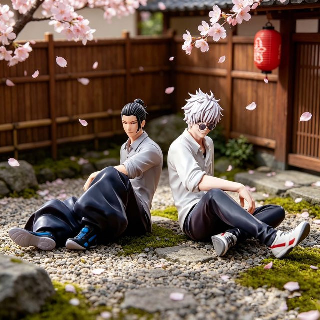 Yumemirize Jujutsu Kaisen Gojo Satoru Actionfigur, Noodle Stopper Puppe, 14cm - Bild 1