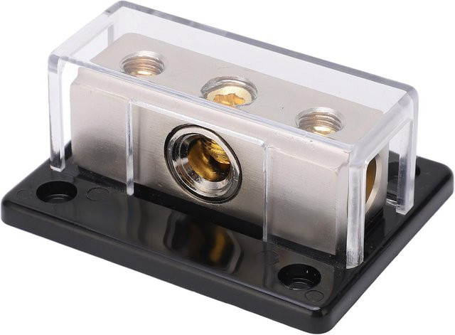 CosyHome 2-Wege-Stromverteilungsblock mit 0 GA Eingang und 4 GA Ausgang in Weiß - Bild 1