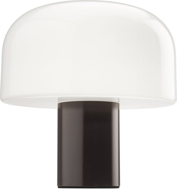 Flos Bellhop Glass Tischleuchte in Braun mit transparentem Glasgehäuse - Bild 1