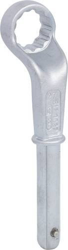 KS Tools CLASSIC Zugringschlüssel aus Chrom-Vanadium, gekröpft, Farbe: Silber, Schlüsselweite: 27 mm - Bild 1