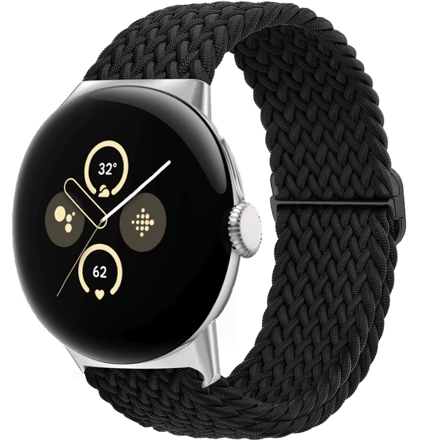 Uhrenarmband Nylon, Schwarz, Unisex - Bild 1