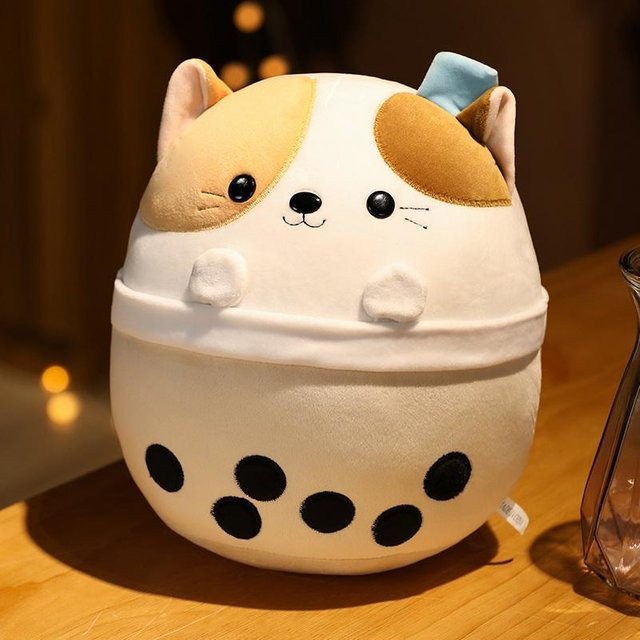 Kidsly Hai Bär Katze Umarmung Milchtee Puppe Stofftiere, ab 14 Jahren - Bild 1