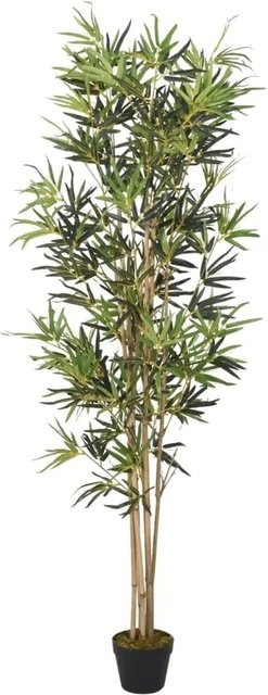 Künstlicher Bambusbaum von furnicato in Grün, Höhe: 180 cm - Bild 1