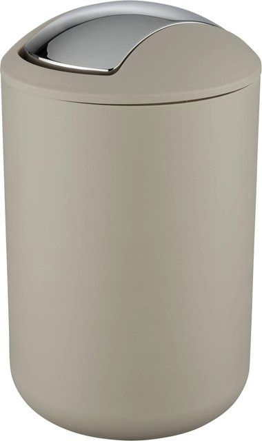 Wenko Schwingdeckeleimer Brasil in Taupe mit 6,5 l Fassungsvermögen - Bild 1