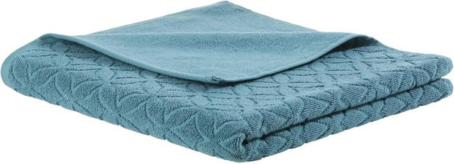 Modern Living Duschtuch Naime aus Baumwolle in Blau, Breite: 70 cm, Länge: 140 cm - Bild 1