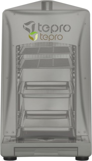Tepro Universal Abdeckhaube für Steakgrill aus Polyester in Silber und Anthrazit - Bild 1