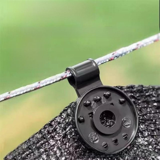 StrideBox Sonnenschutznetz-Clip in Schwarz zur Befestigung von Sonnenschutznetzen, 50 cm - Bild 1
