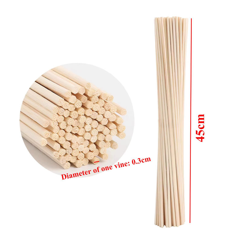 Natürliche Rattan Diffusor Sticks für Aromatherapie, extra dick, beige, rund - Bild 6