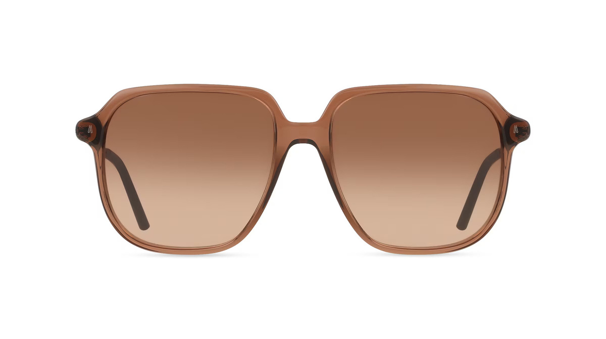 Moncler ME6010 Sonnenbrille Pilot, Vollrand, Acetat, Unisex, braun - Bild 1