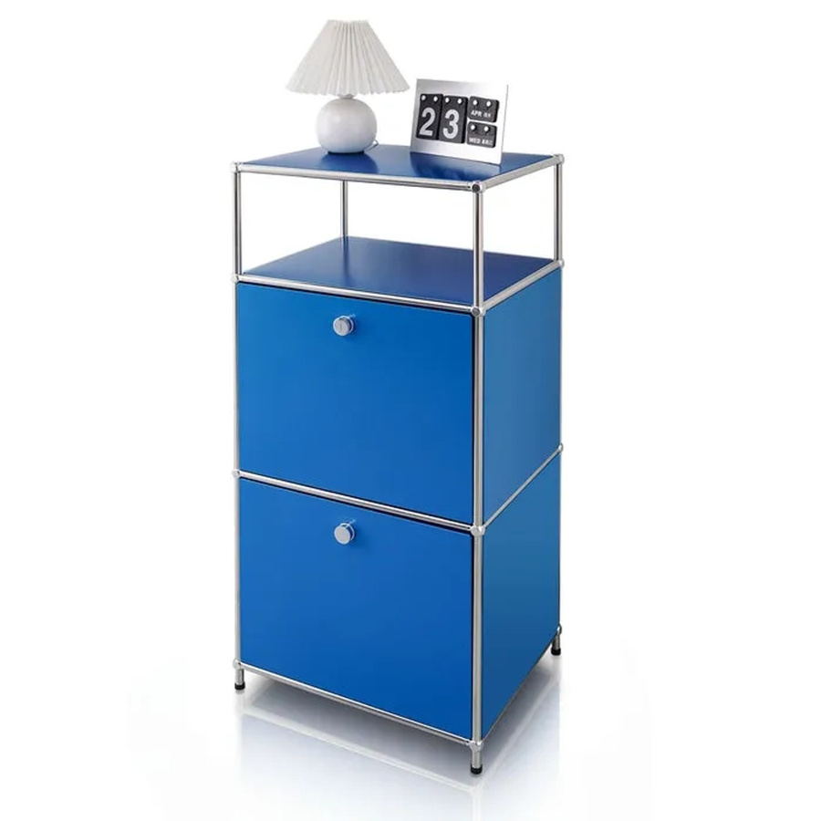 Floordirekt Metallregal Concept Epure MK-120 Verchromt Blau B/T/H: 50 x 40 x 100 cm - Bild 2