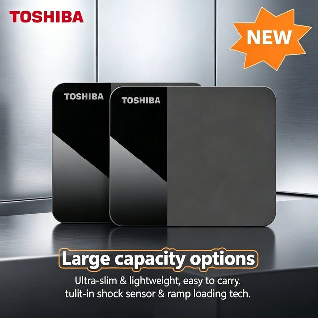 Toshiba Canvio Ready Externe Festplatte 2,5 Zoll USB 3.0 HDD Schwarz - Bild 1