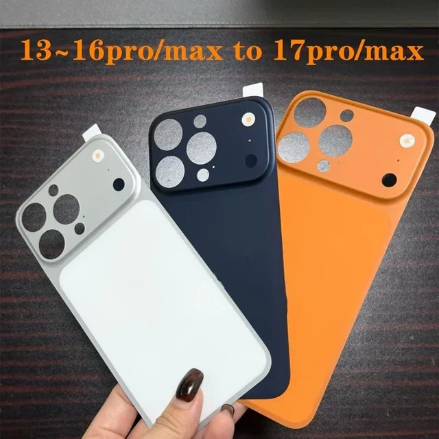 Schutzhülle für iPhone 16 15 14 Pro Max und iPhone 17 Pro Max mit weicher Rückseite und Kameraobjektivschutz in Blau - Bild 1