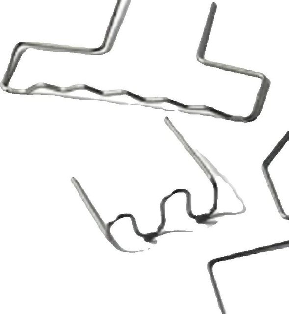 Heißer Hefter Heftklammern für Kunststoffschweißungen in Silber, 0,6 mm und 0,8 mm für Automotive Reparaturen - Bild 1