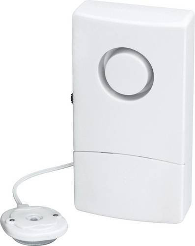 PENTATECH 23003 WA03 Wassermelder mit externem Sensor in Weiß, batteriebetrieben - Bild 1