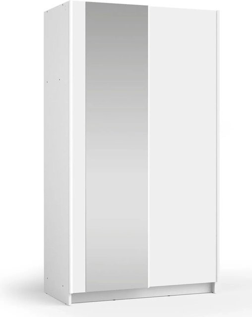 Feldmann-Wohnen Schwebetürenschrank Sofia in Weiß Matt, B/T/H: 100 x 54 x 182 cm - Bild 1