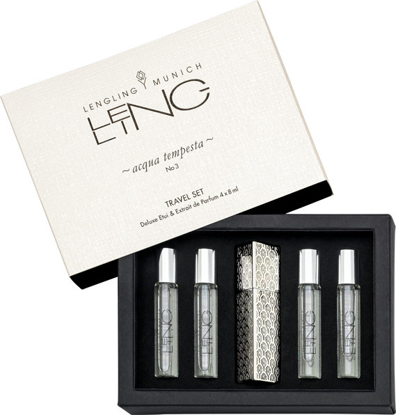 Lengling Munich No 3 Acqua Tempesta Extrait de Parfum, 4 x 8 ml, Unisex - Bild 1