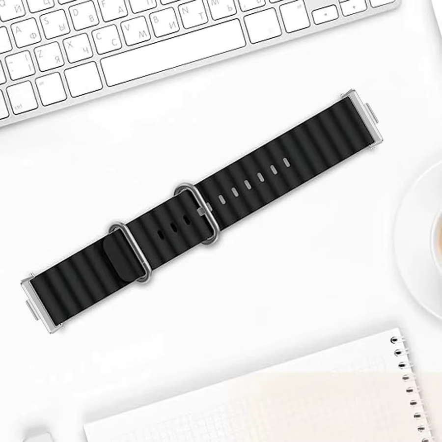 Huawei Uhrenarmband Silikon, Schwarz, Unisex - Bild 2