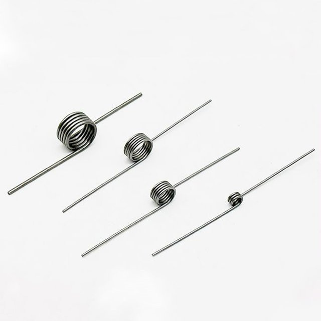 Creamily 4 Stück V-förmige Torsionsfedern mit 2,5 mm Drahtdurchmesser und 3–9 Windungen für 60–180 Grad Rotation - Bild 1