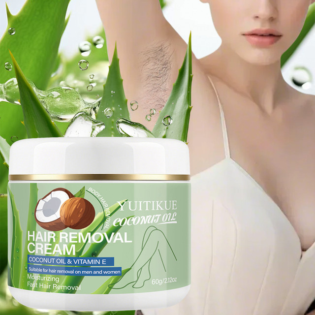 Yuitikue Haarentfernungscreme mit Vitamin E, 60g, Unisex - Bild 1